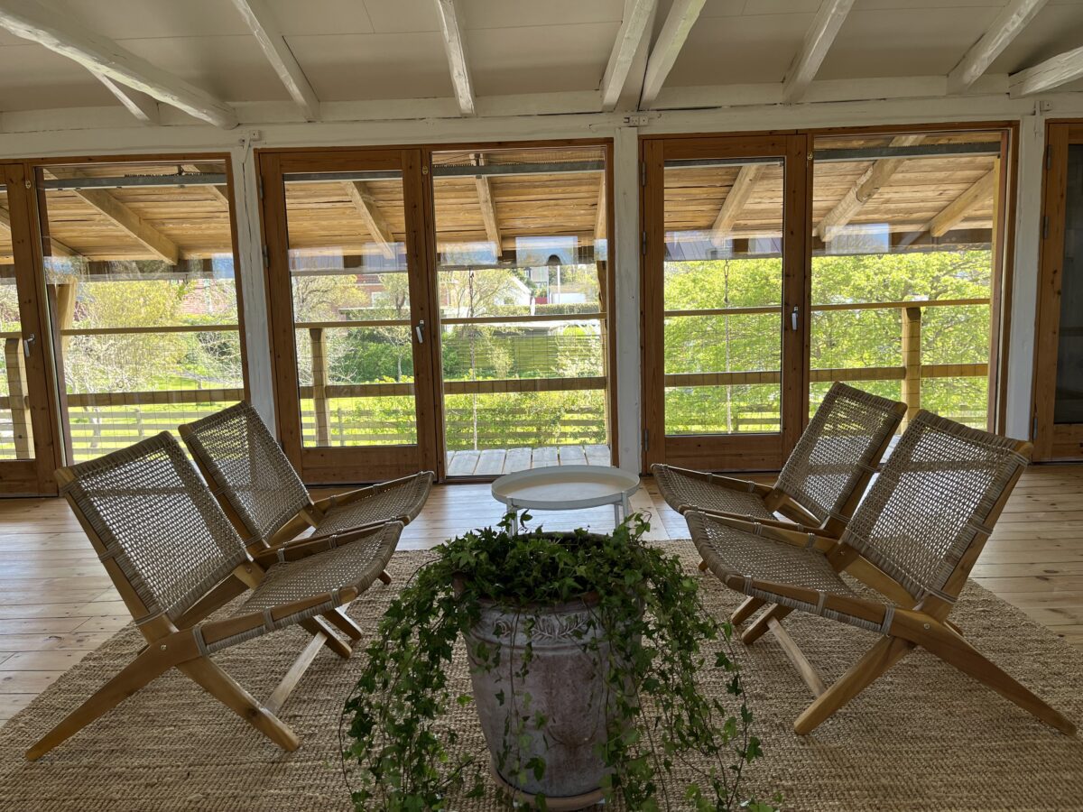 Selskabslokale på Købmandsgården med plads til 60 siddende gæster til din fødselsdag på Samsø